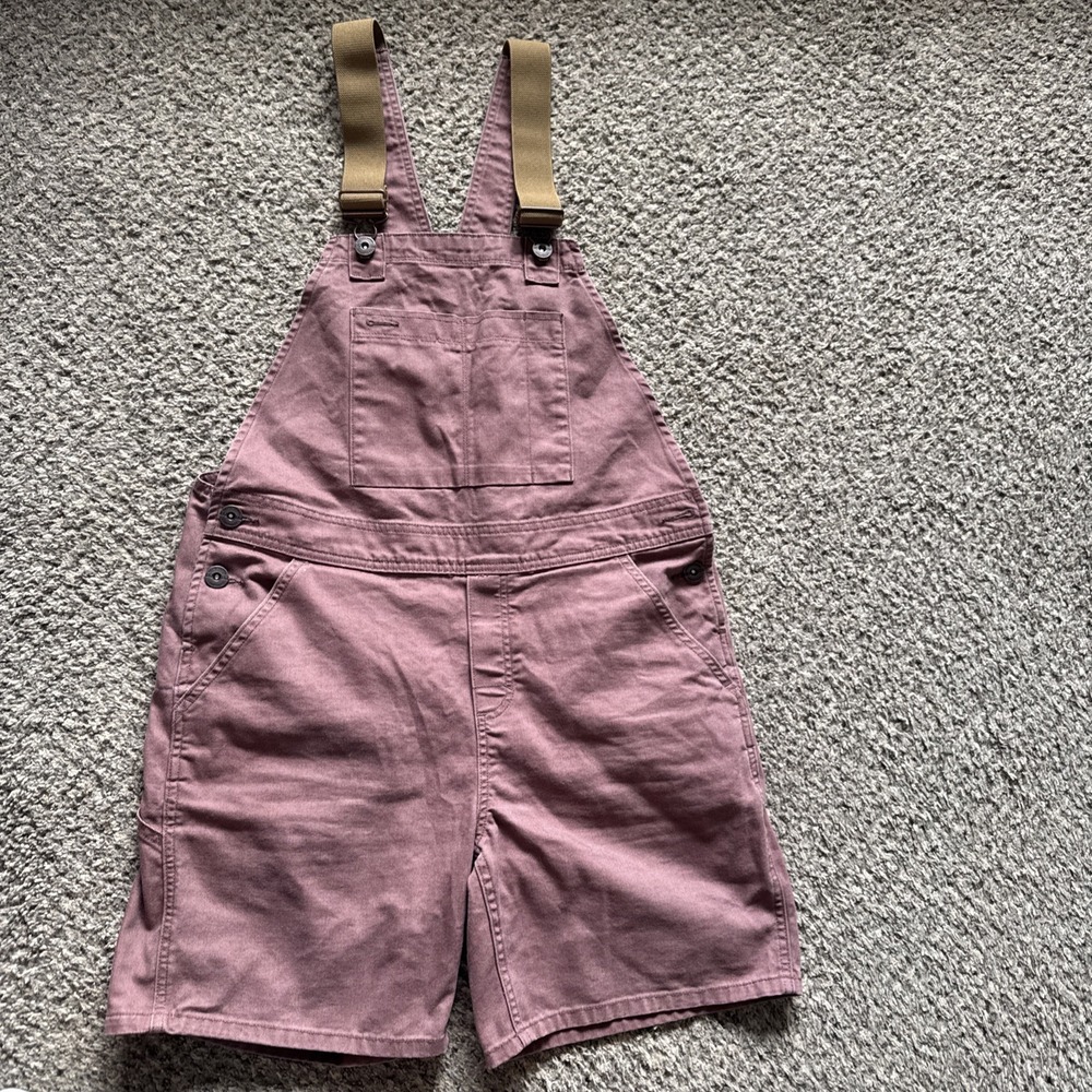 REI Co-op Trailsmith Short Overalls Women's Size 8 Canyon Dusk Shortalls